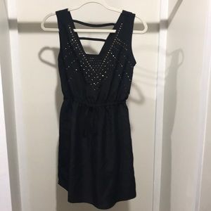Black semi fitting dress